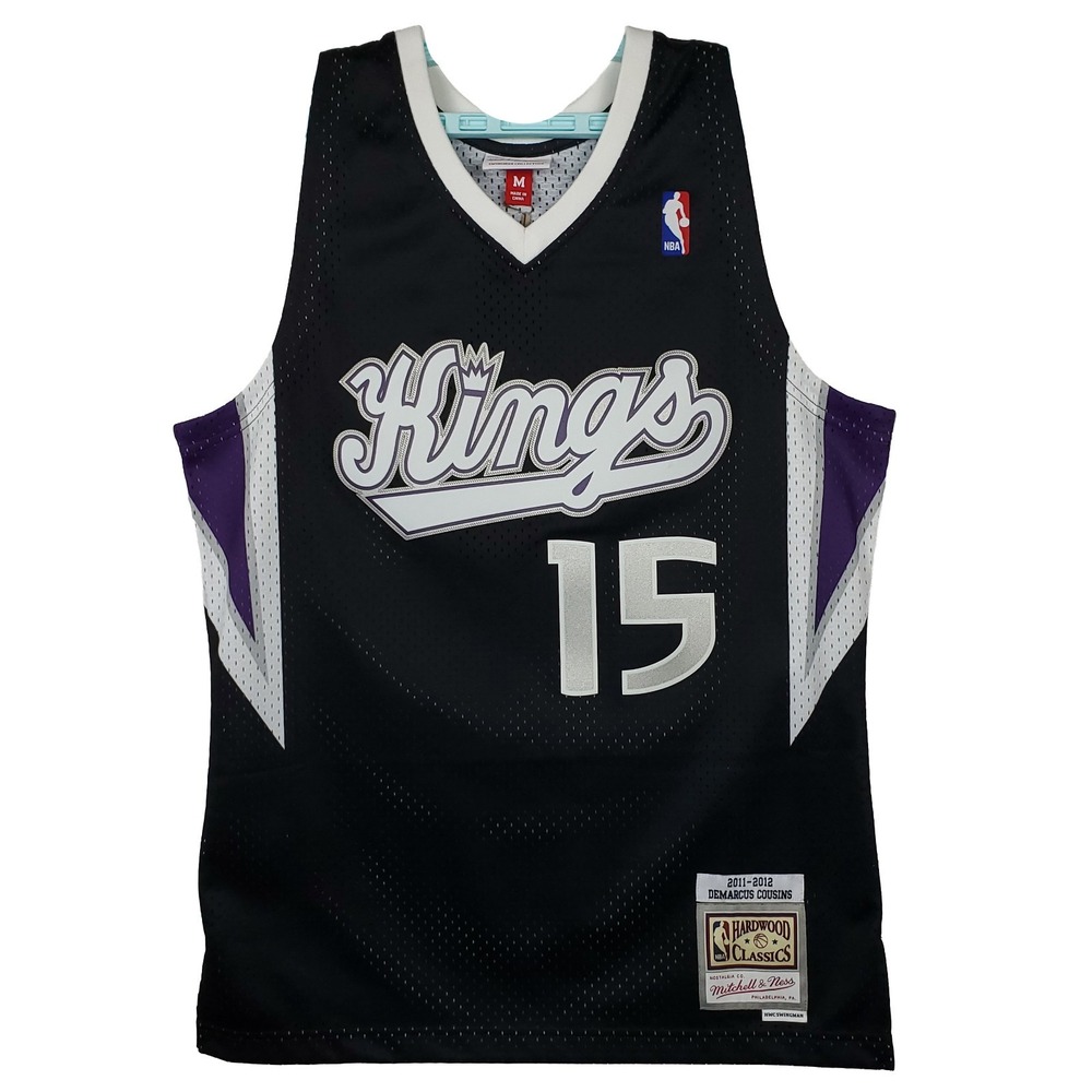 DeMarcus Cousins Sacramento Kings Mitchell & Ness NBA Medium Jersey Black NWT